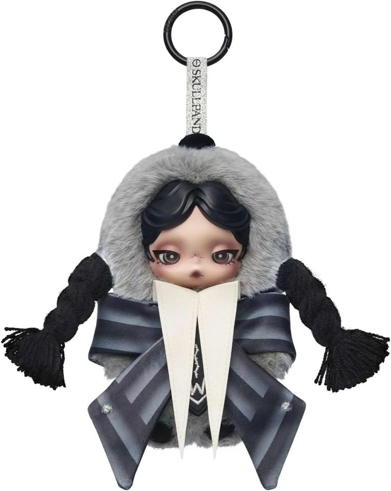 BNIB POP MART SKULLPANDA × Wednesday Plush (Nevermore Academy Un - photo 3