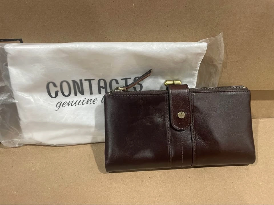 NEW LEATHER Mother's day Gift Kiss Lock Wallet for Women - photo 3