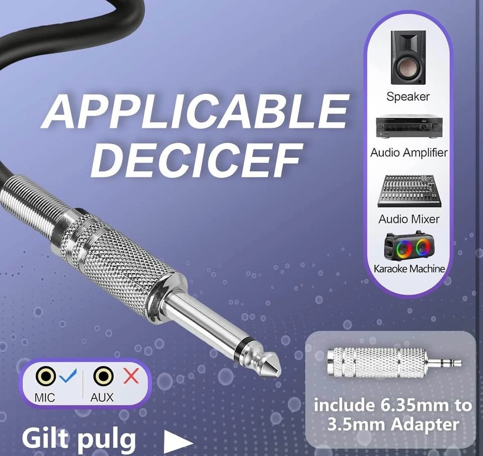 NEW Wired Microphone for Karaoke Singing - photo 3