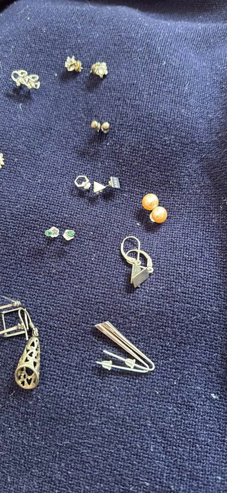 925 Sterling Silver & Freshwater Pearl Earrings - $15 - photo 2