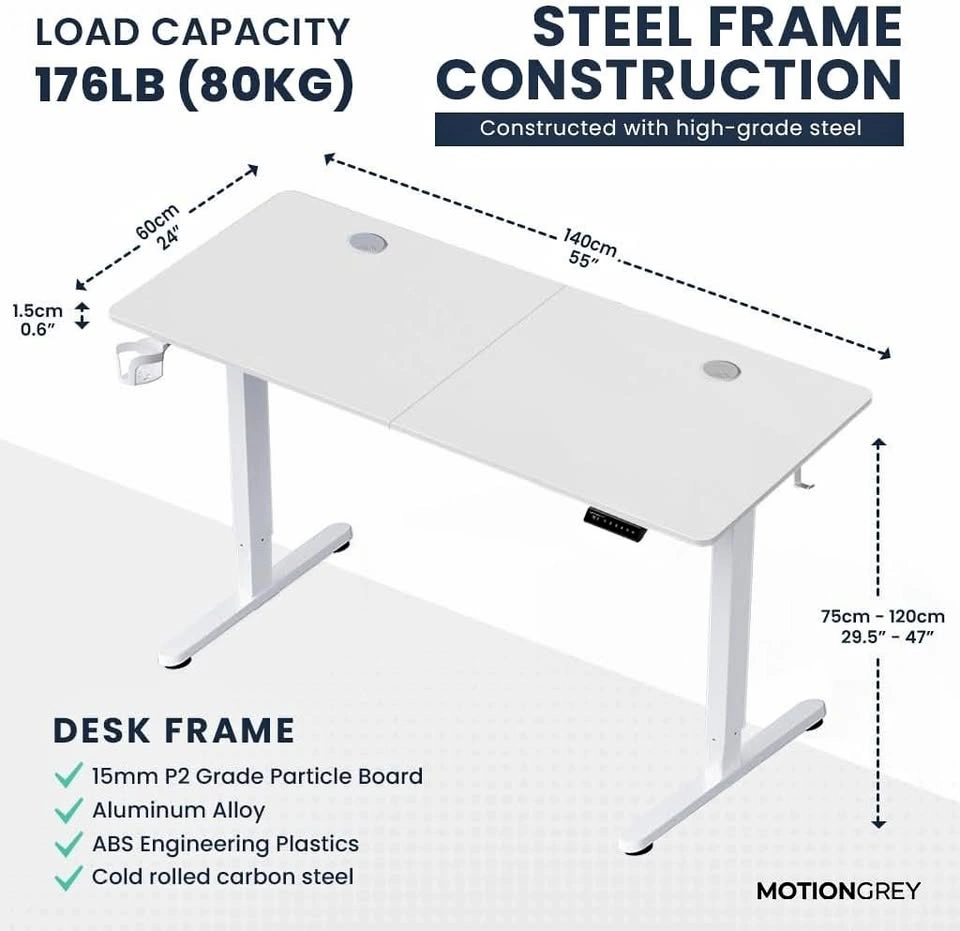 Electric Height Adjustable Standing Desk – Excellent Condition
