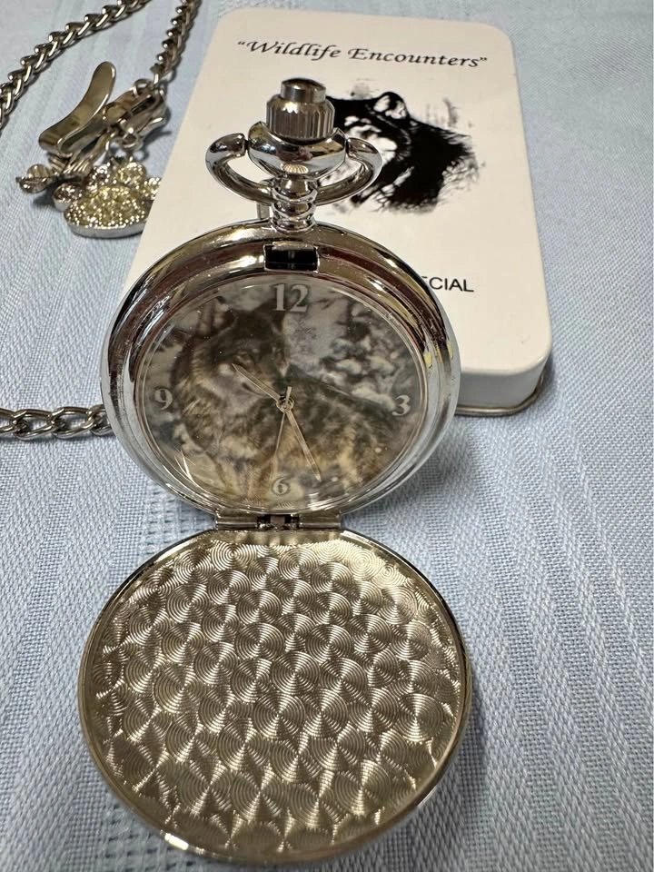 Wolf pocket watch