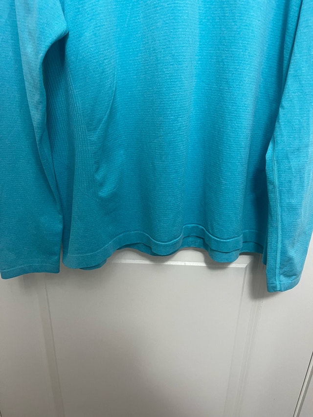 Lululemon Metal Vent Tech Long Sleeve 2.0 Teal Shirt XXL - photo 3
