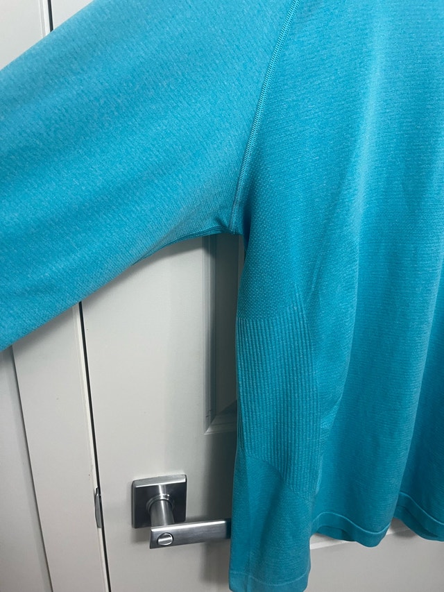 Lululemon Metal Vent Tech Long Sleeve 2.0 Teal Shirt XXL - photo 4