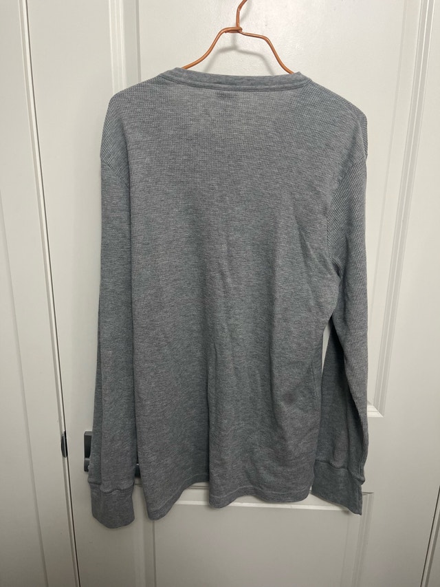 Joe Fresh Men's Long Sleeve Shirt XL Heather Gray - photo 5