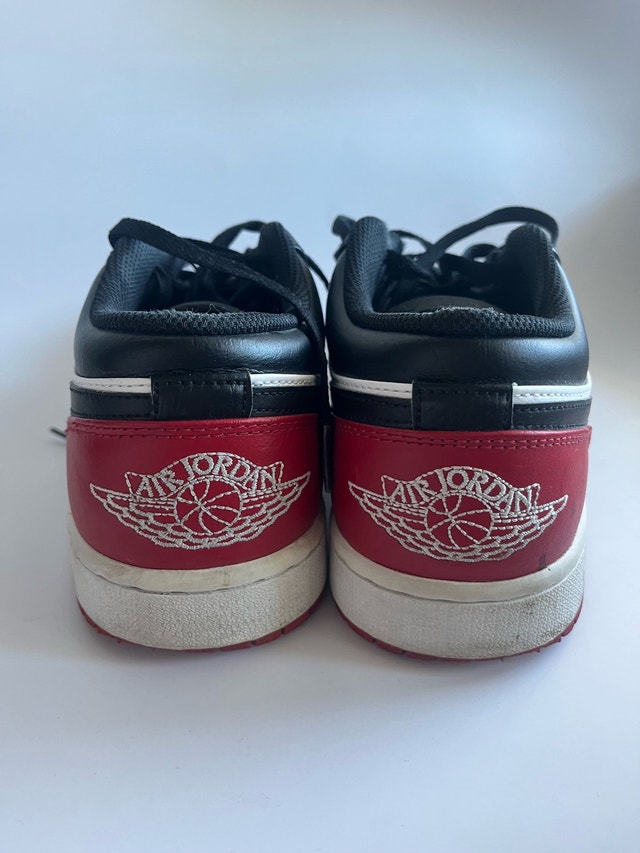 Nike Vintage Men's Air Jordan 1 Low 'Bred Toe' Size 10.5 - photo 4