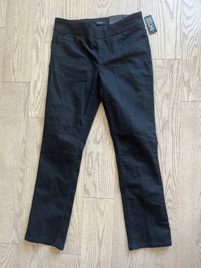 NEW Reitmans Women's Black Denim Jeans Size 29 Petite