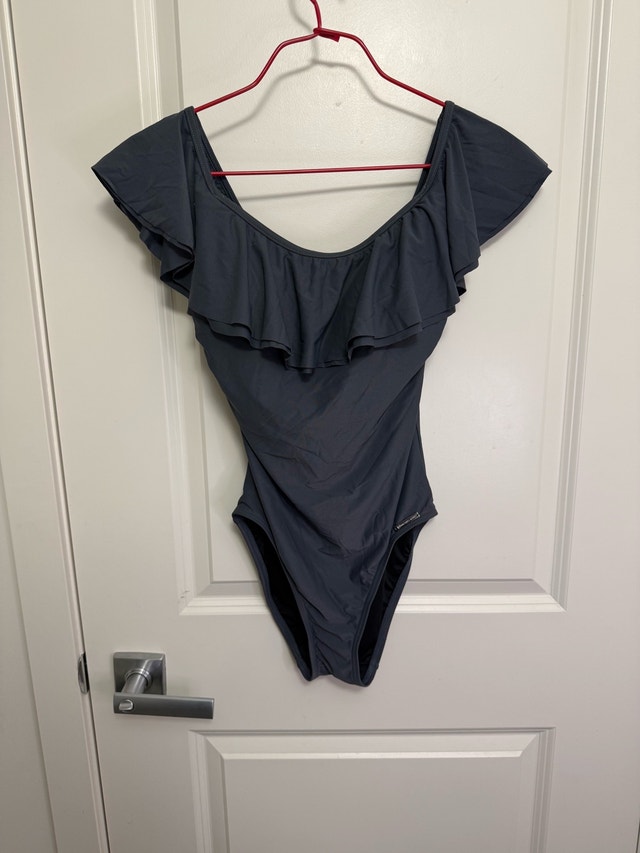 Michael Kors Charcoal Women's Swimsuit One piece Size 6
