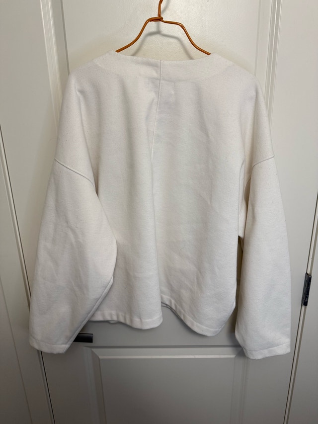 Banana Republic White Crewneck Sweater XL - photo 5