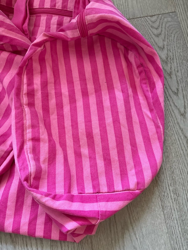 Victoria's Secret Hot Pink Striped Bag 17*22 - photo 5