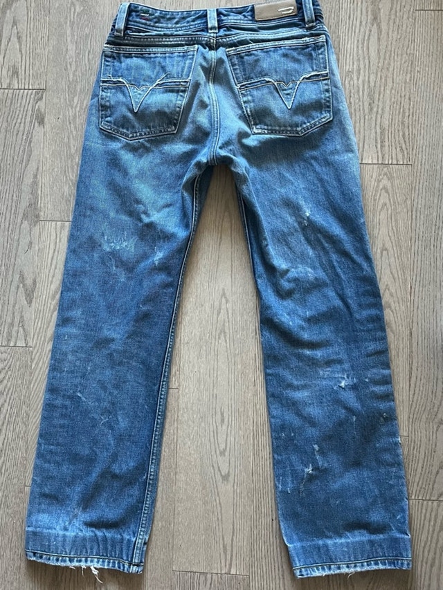 Diesel Levan Y2K Men's Classic Blue Straight-Leg Jeans W29 L 32 - photo 4