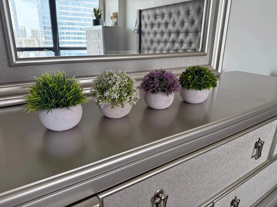 Faux plant decor