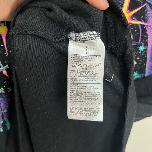 Star Wars Old Navy Men's Neon Graphic Tee - Black S - photo 4