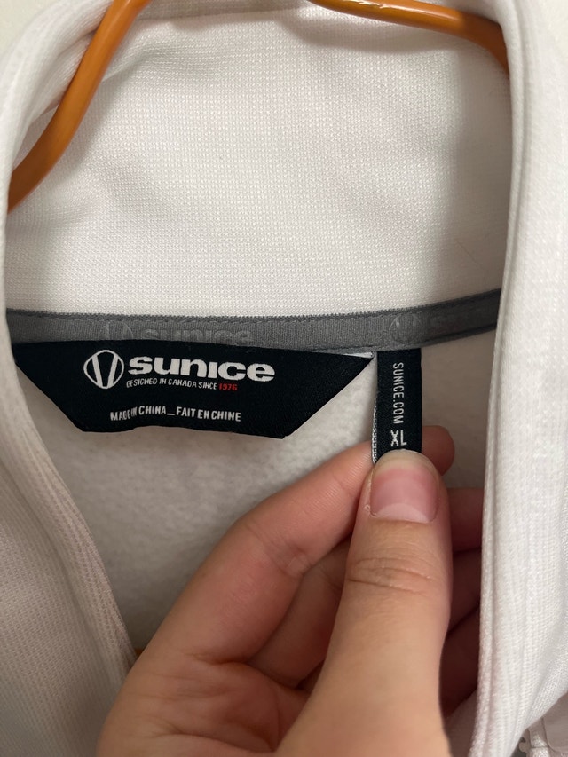 Sunice White and Navy Zip-Up Men's Jacket XL - photo 2