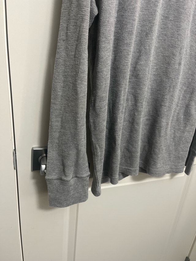 Joe Fresh Men's Long Sleeve Shirt XL Heather Gray - photo 3