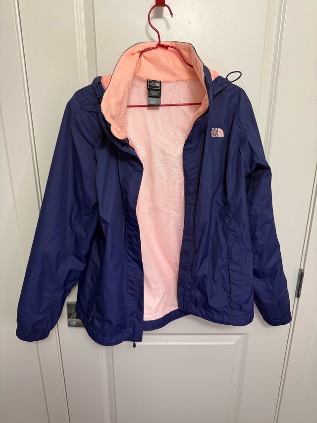 The North Face Women's Navy & Coral Windbreaker - Size L