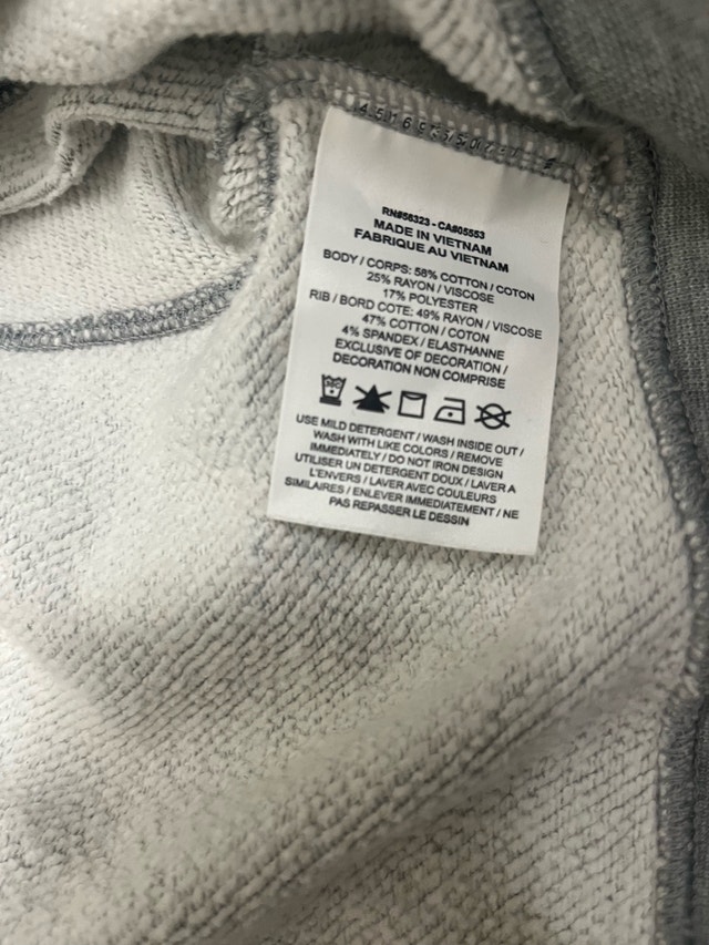 Nike Cropped Sweatshirt with gold zipper in size M - photo 4