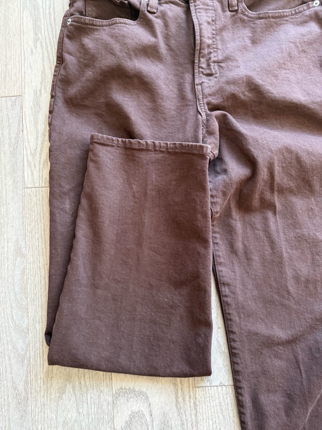 Old Navy Women's Brown High Rise Loose Pants Size 12 - photo 4
