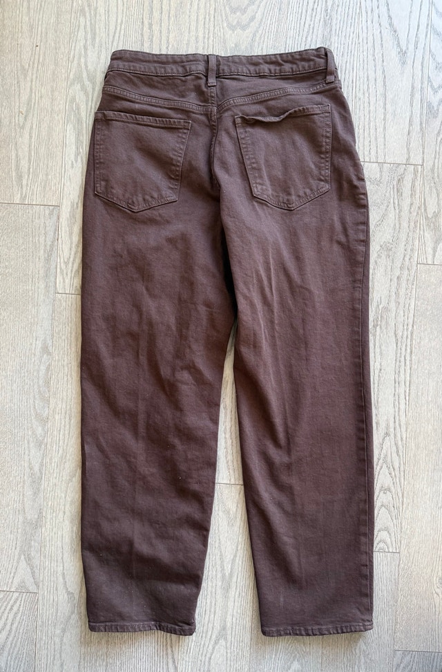 Old Navy Women's Brown High Rise Loose Pants Size 12 - photo 5