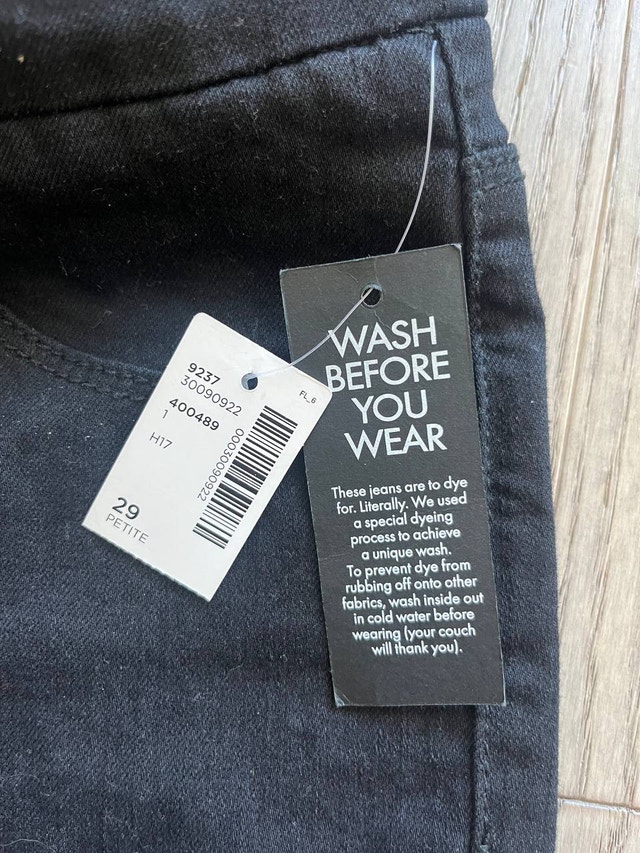 NEW Reitmans Women's Black Denim Jeans Size 29 Petite - photo 4