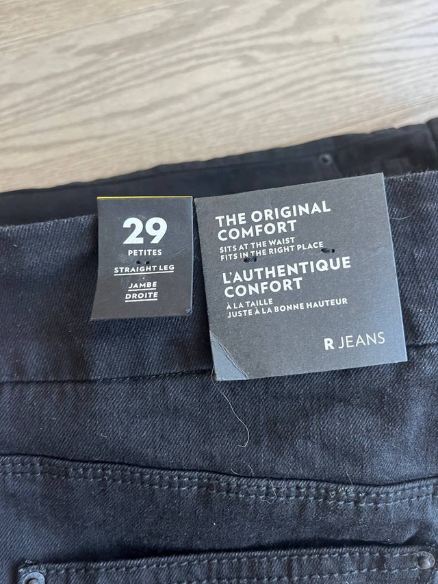 NEW Reitmans Women's Black Denim Jeans Size 29 Petite - photo 5