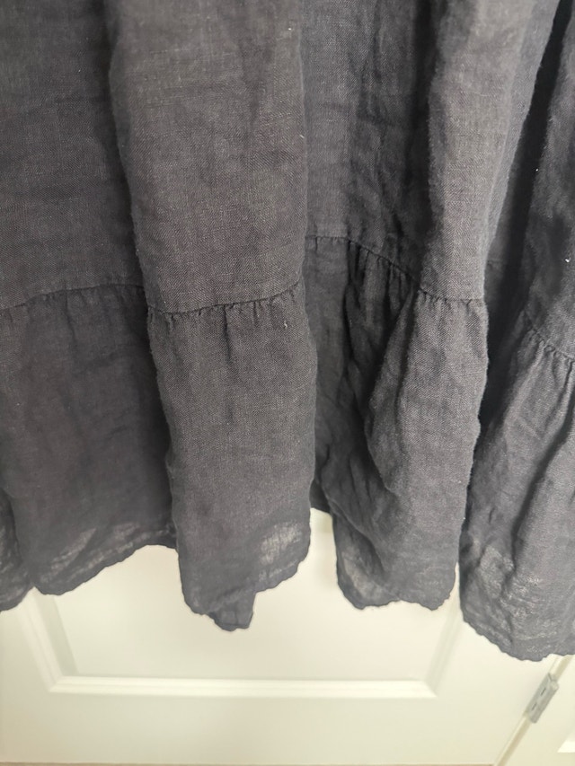 Francesca Bettini Black Linen Dress XL - photo 5