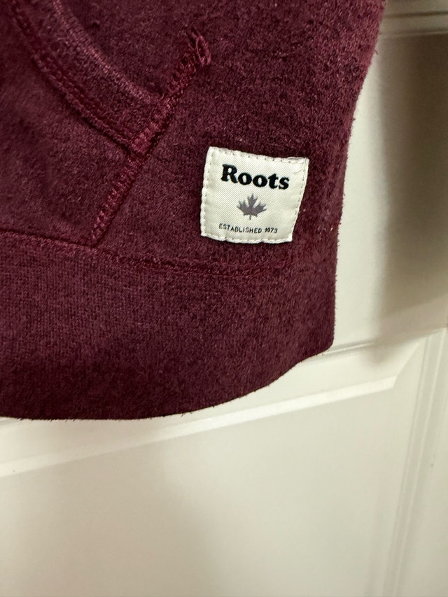 Roots Women's Burgundy Full-Zip Hoodie - Size S - photo 3