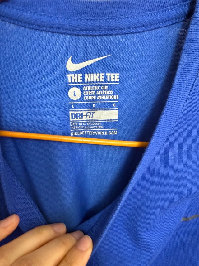 Nike Dri Fit Women's Royal Blue Tee L - photo 3