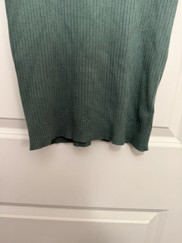 Tahari Women's Sage Ribbed Quarter-Zip Knit Top M - photo 5