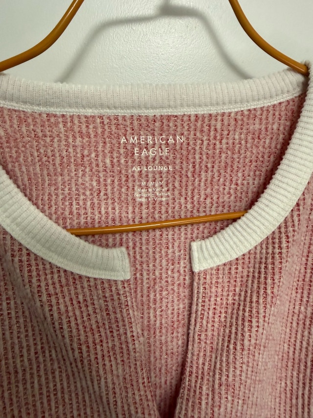 American Eagle Lounge Knit Short Pullover Sweater M - photo 2