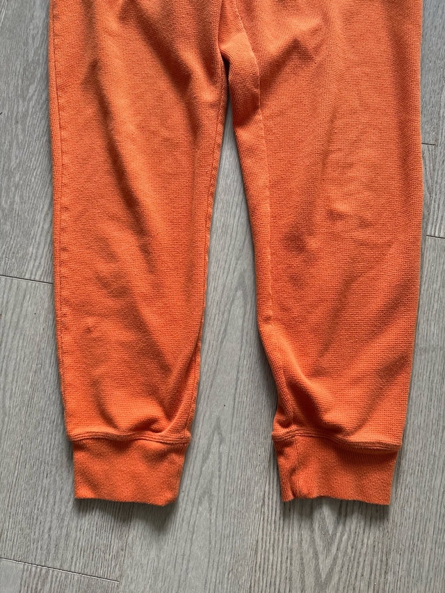 Sunday Best Aritzia Women's Orange Waffle Joggers M - photo 2