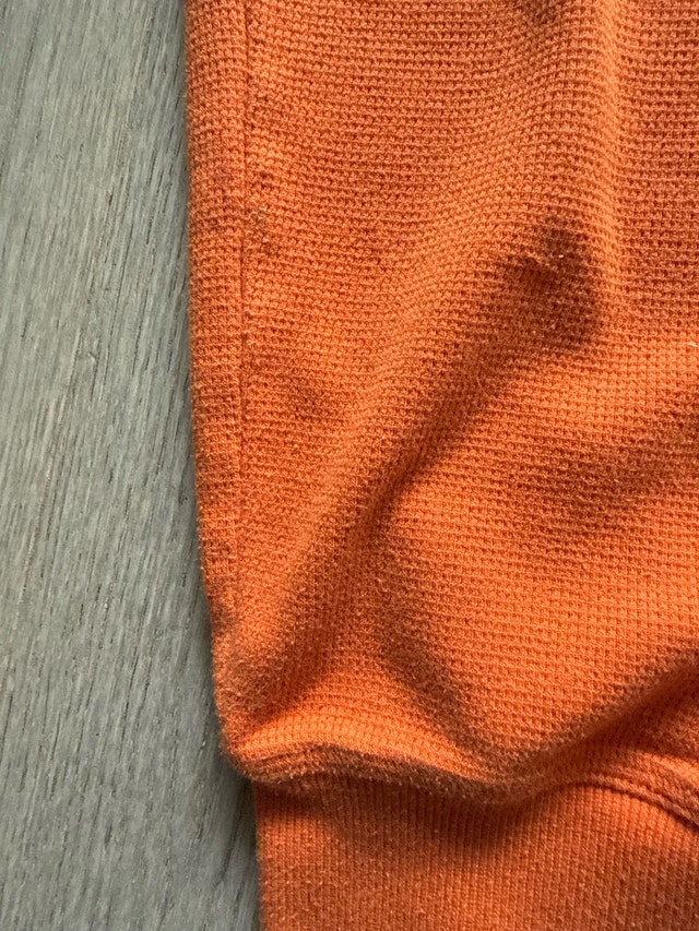 Sunday Best Aritzia Women's Orange Waffle Joggers M - photo 3