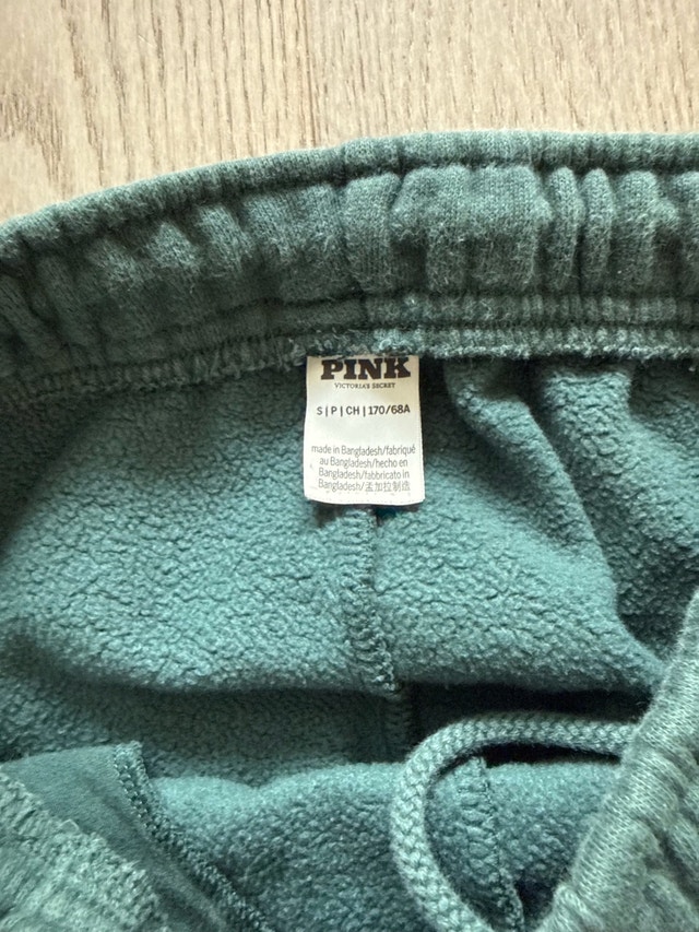 PINK VS Women's Dark Green Sweatpants Size S - photo 4