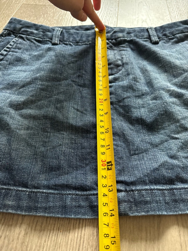 GAP Dark Blue Denim Mini Skirt Size 10 - photo 5