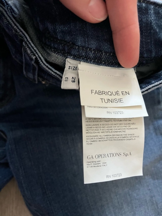 EA Armani Jeans Vintage Women's Blue Jeans Size 29 - photo 4