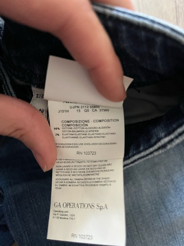 EA Armani Jeans Vintage Women's Blue Jeans Size 29 - photo 5