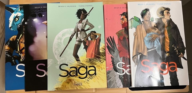 Saga Graphic Novels Vol. 1-5 Complete Set - Image Comics
