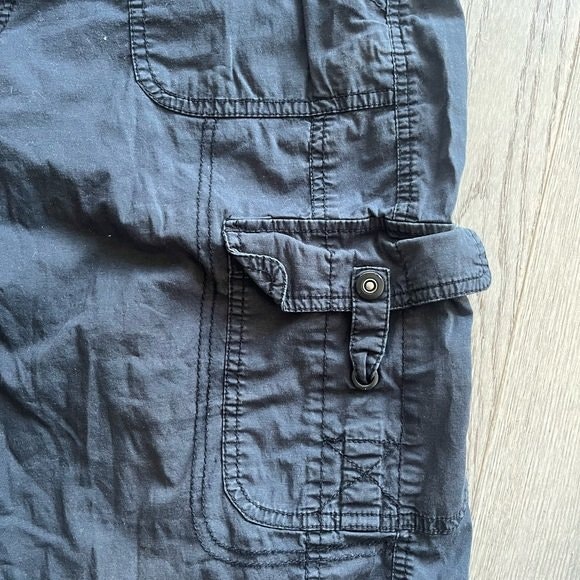 Khakis&Co Men's Black Cargo Shorts Size 12 - photo 3