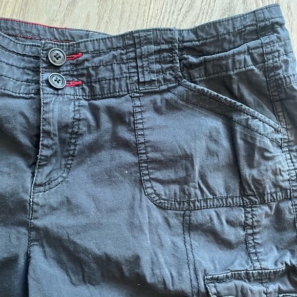 Khakis&Co Men's Black Cargo Shorts Size 12 - photo 4