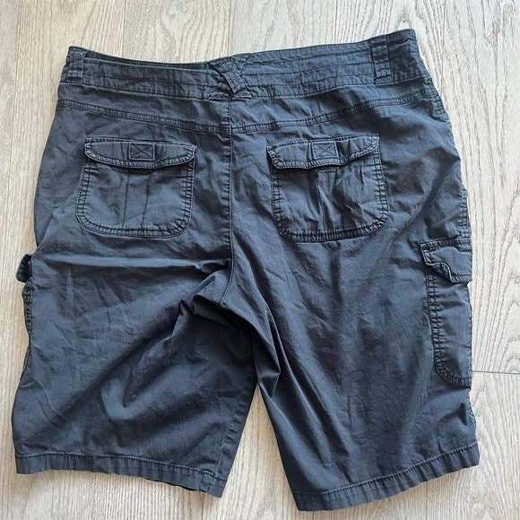 Khakis&Co Men's Black Cargo Shorts Size 12 - photo 5