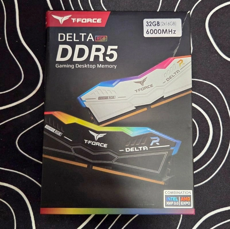 TEAMGROUP T-Force Delta RGB DDR5 Ram 32GB (2x16GB) 6000MHz