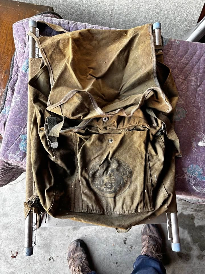 Vintage Official Camper Frame Backpack