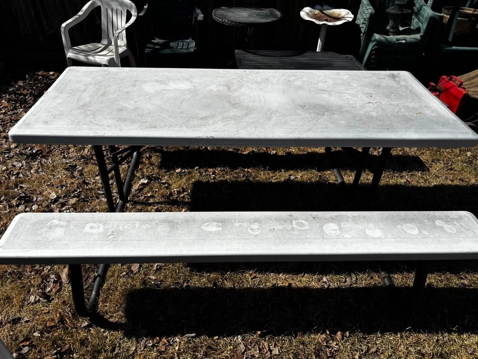 Lifetime Folding Picnic Table with Benches - photo 2