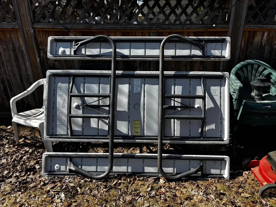 Lifetime Folding Picnic Table with Benches - photo 3