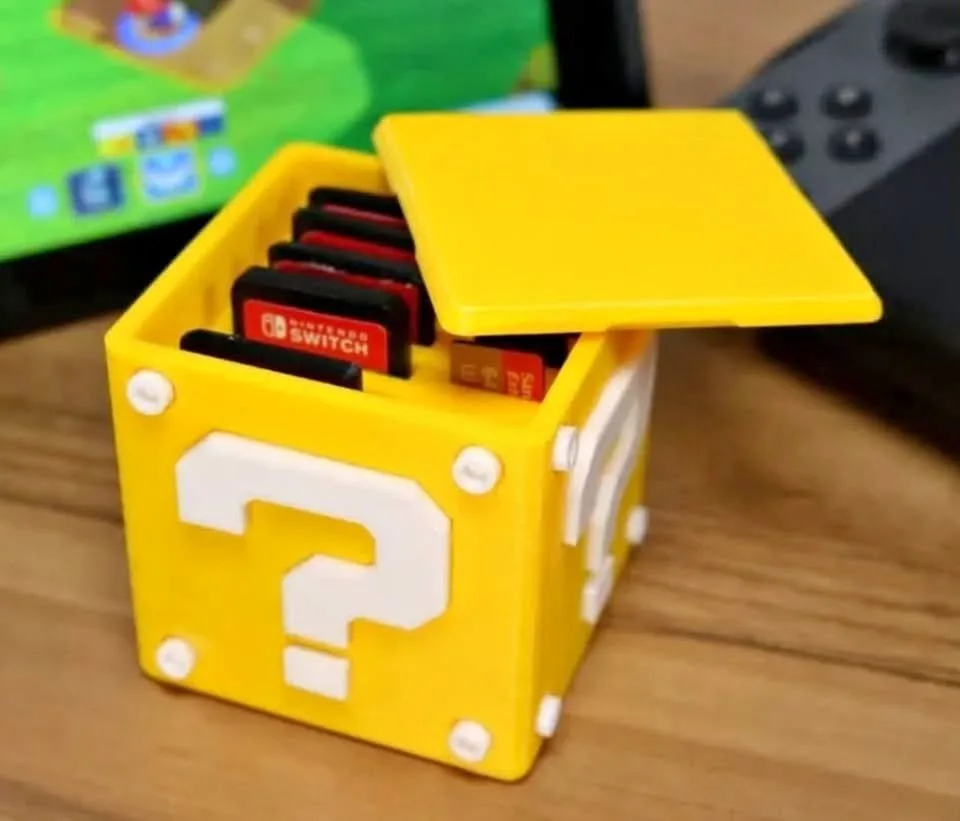 3D-Printed-Question Mark Switch Game Card Storage Box thumbnail