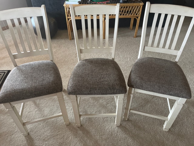 Ashley Bar Chairs (Three)