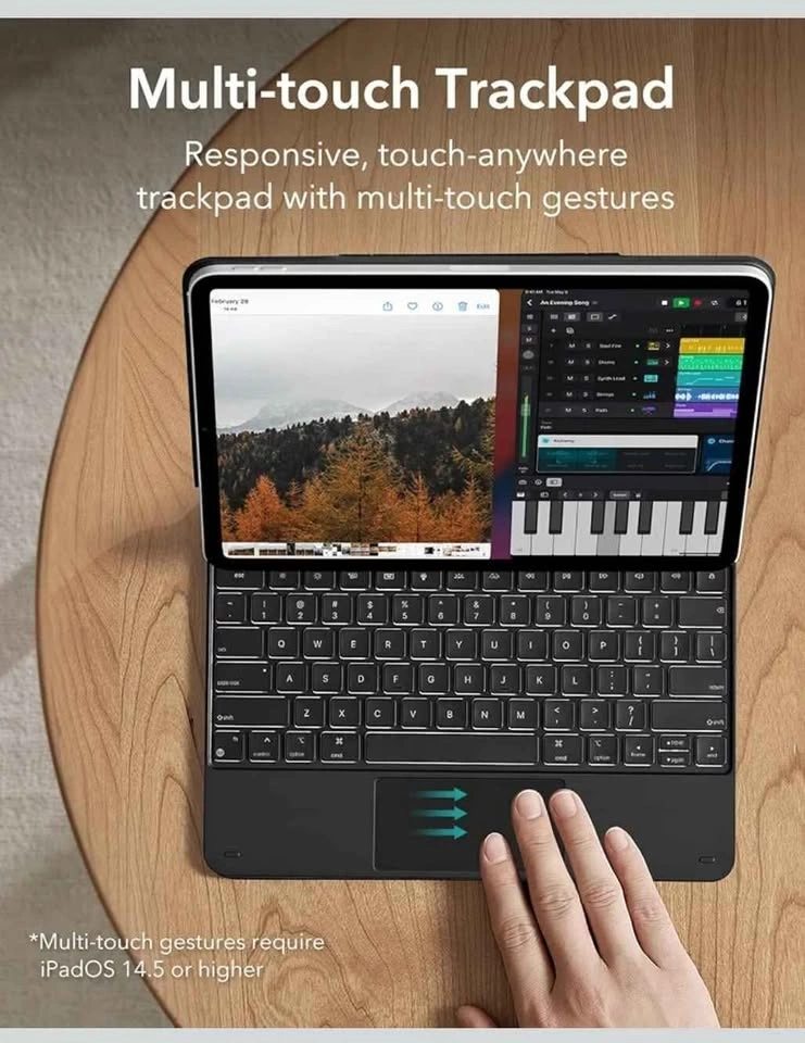 ESR iPad Pro Air 13 Magnetic Keyboard Case (Open box) - photo 2