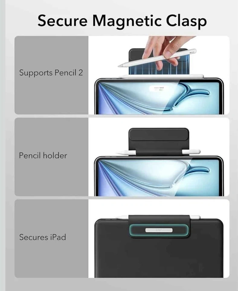 ESR iPad Pro Air 13 Magnetic Keyboard Case (Open box) - photo 4