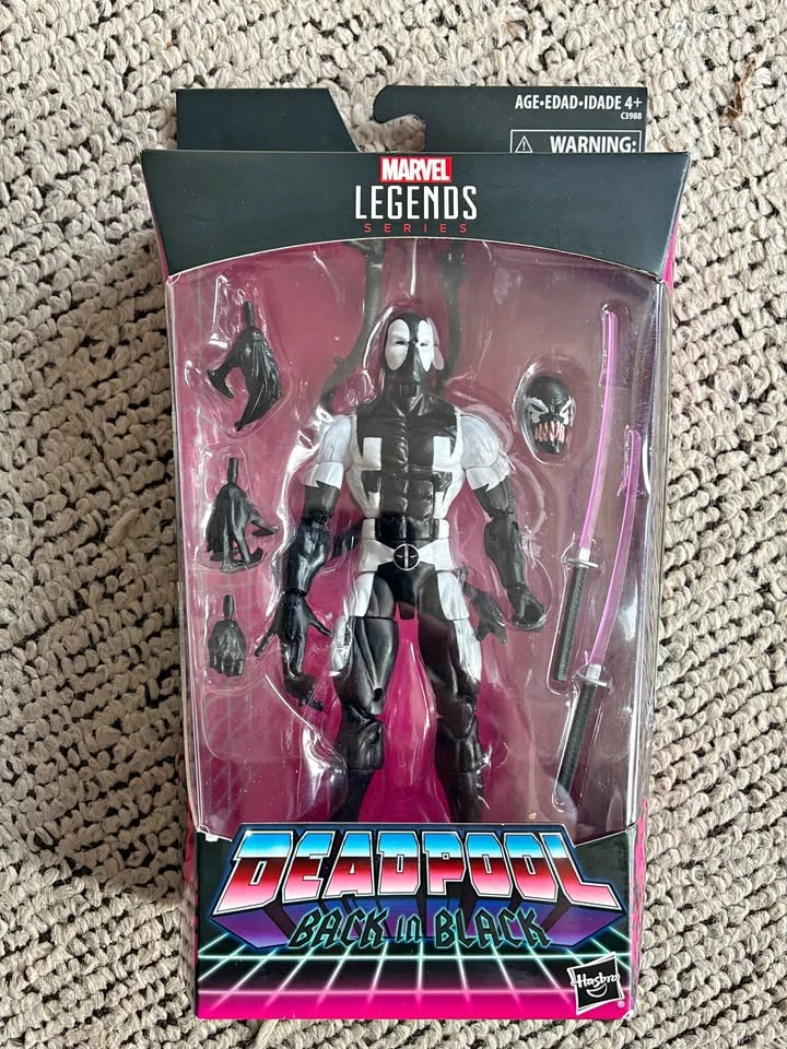 Hasbro Marvel Legends Deadpool Back in Black Action Figure