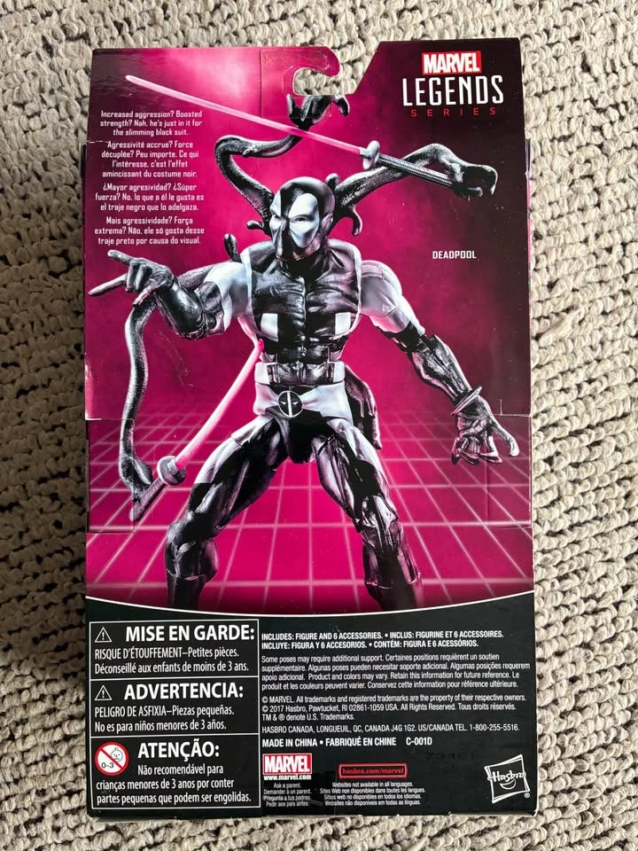 Hasbro Marvel Legends Deadpool Back in Black Action Figure - photo 2
